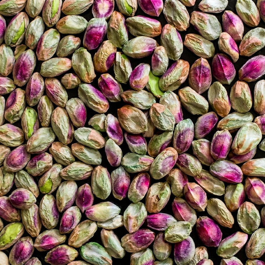 Une image de pistaches iraniennes de qualité supérieure.